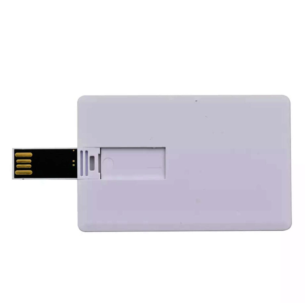 Personalizados promocionais Cartão de visitas Impressão a Cores de Publicidade 8GB, 16GB, 32GB, 64 GB, 128 GB, 256 GB Pendrive plástico 16GB do cartão de crédito disco flash USB