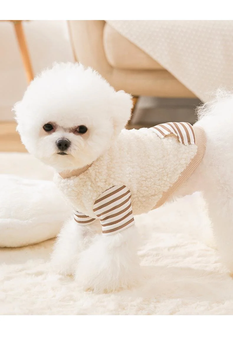 Cão de estimação cães roupas suéter espessamento macio quente no inverno camisola Cães Pup Puppy agasalho para cães