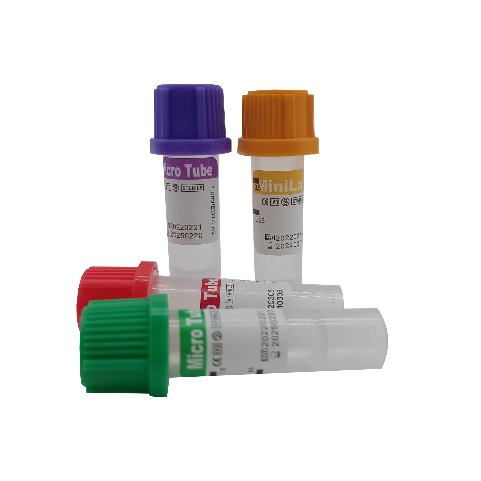 Best Quality Micro Plain/Clot/EDTA Activator Vacuum ISO Blood Test Collection Tube