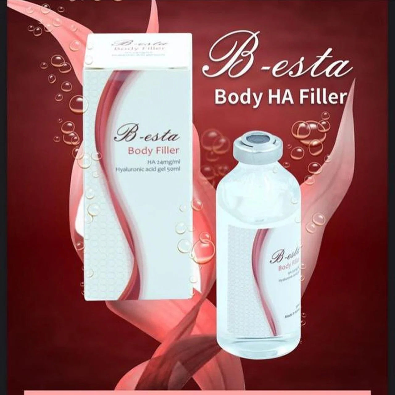 Korea B-Esta Body Filler Plastic Surgery Implant Breast Enhancement Buttocks Enhancement Hyaluronic Acid Gel Ha Dermal Filler 60cc 50ml