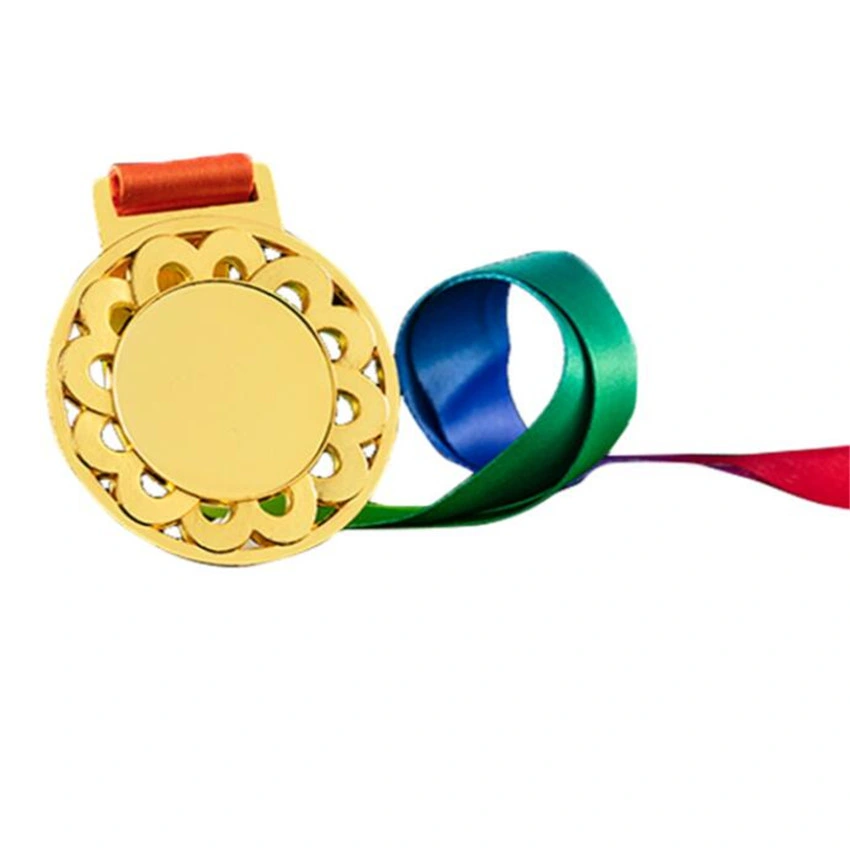 High quality/High cost performance Medal Custom Metal Sports Medallion with Ribbon