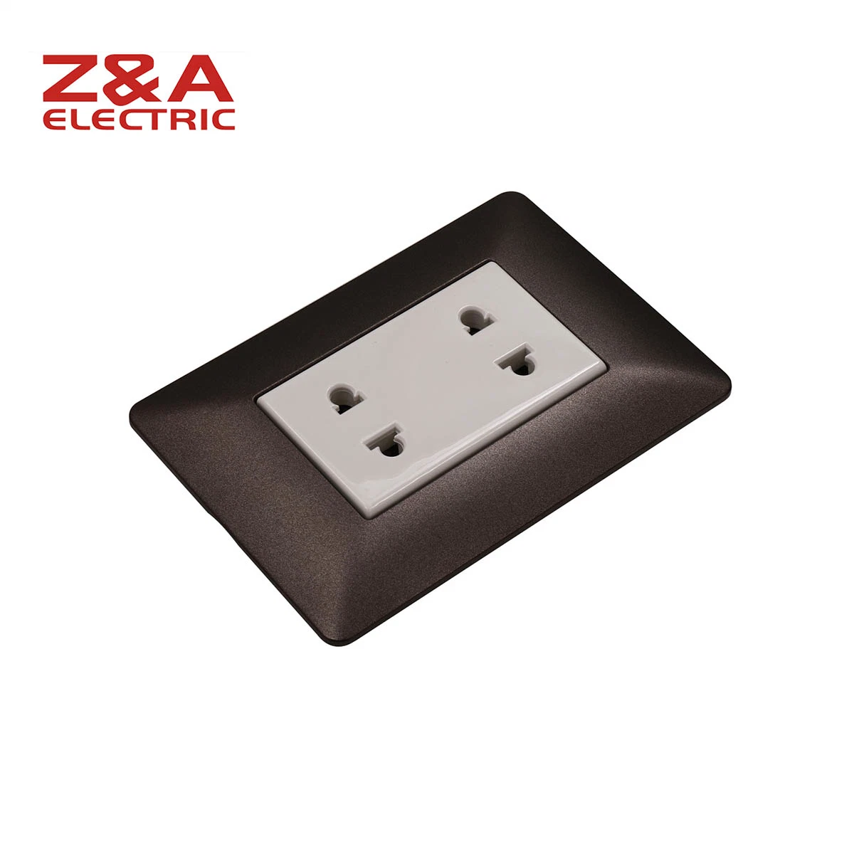 Bm1204. Mbrn Bm Series Matte Brown Z&a Za Electric Wall Socket