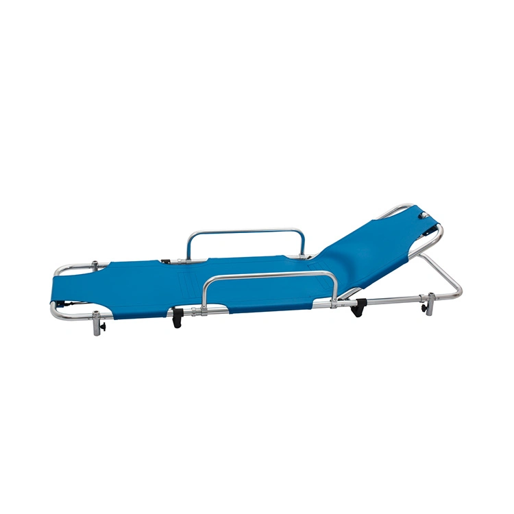 Medical Instrument Top Quality in The Market Medical Emergency Hospital Bed Stretcher with I. V. Pole Yxh-2L