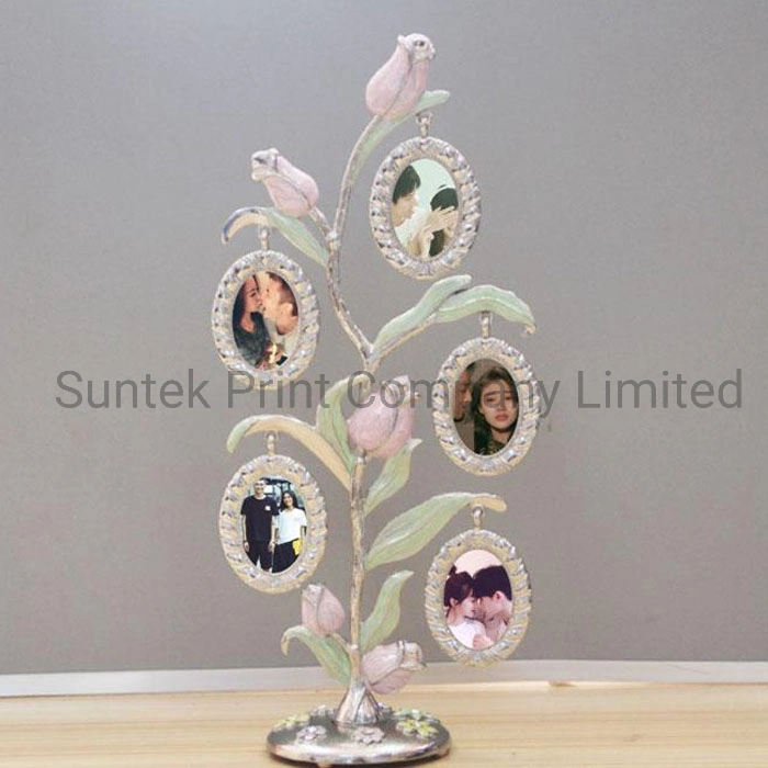 Sublimation Iron + Aluminum Plate Family Tree Frame - Roses