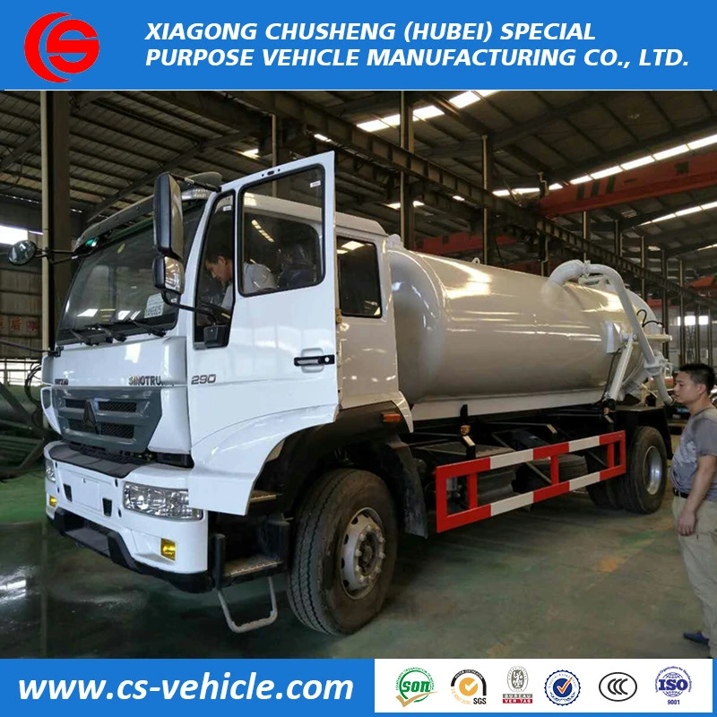 2018 New Design 6m3 Sewer Cleaning Truck, Vacuum Sewage Suction Trucks 8m3 Price