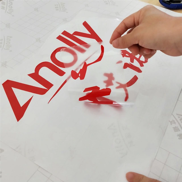 Removable PVC Clear Cutting Transfer Vinyl Application for Letters