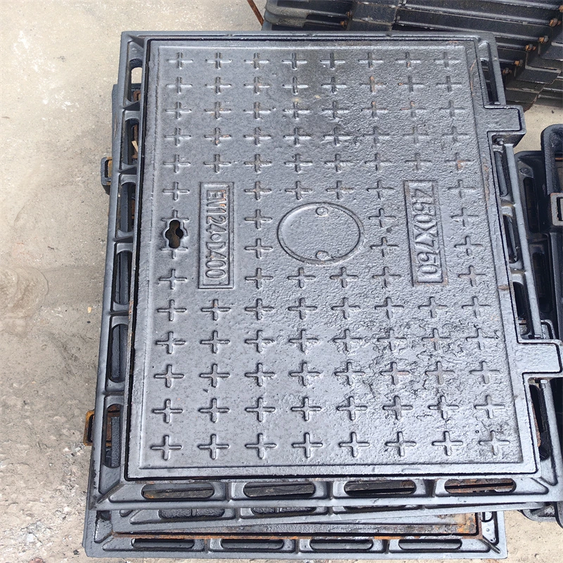 Square Cast Iron Storm Drain Cover Ductile Iron Manhole Cove and Electrical Manhole Covers