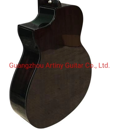 OEM 41 pouces haut de l'épinette Cutway Guitare acoustique Guitarra