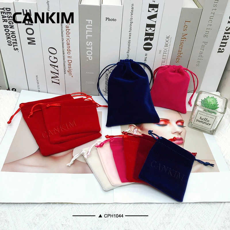 Cankim Recyclable Stand up Pouch Cotton Drawstring Bag Small Drawstring Pouch Bag