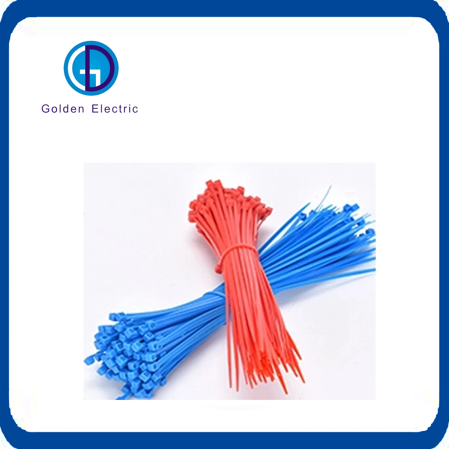 Corbata de plástico personalizada Nylon PA66 de altas prestaciones con autobloqueo Plástico cable Ties Muti-colores Mayoreo