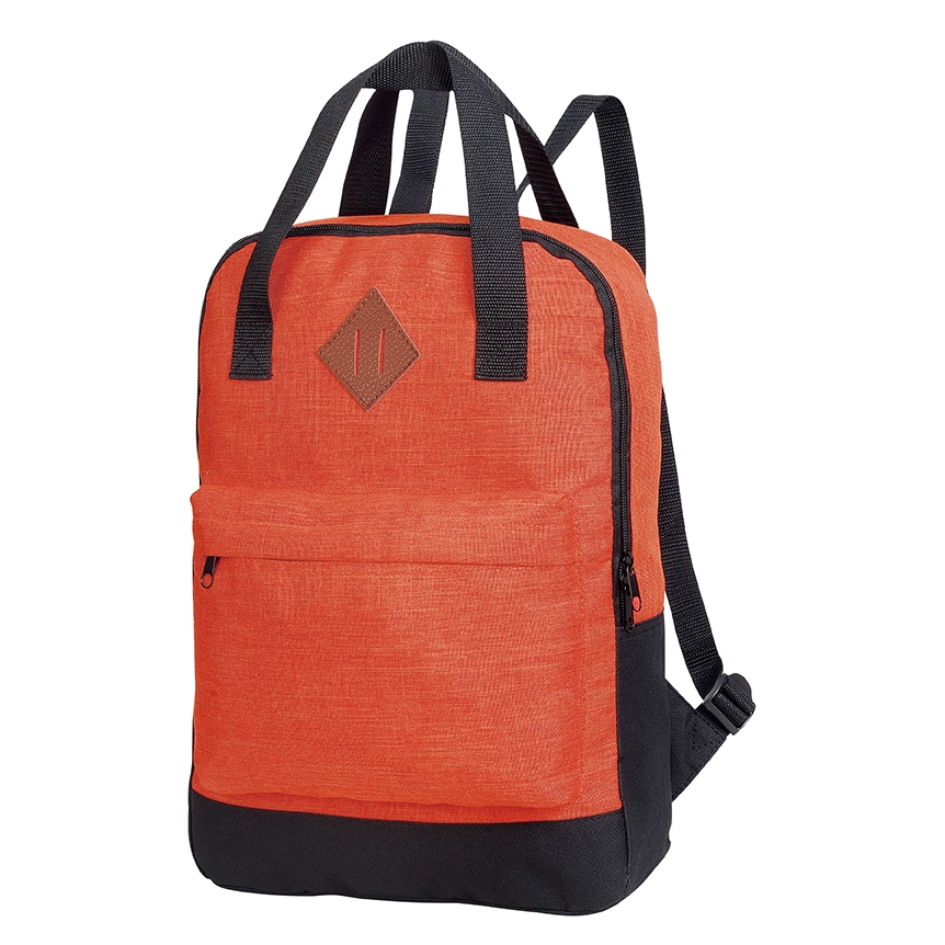 Five Colors Polyester Customized Cheap Simple Light Handle Shoulder Leisure Daily Backpack Rucksack