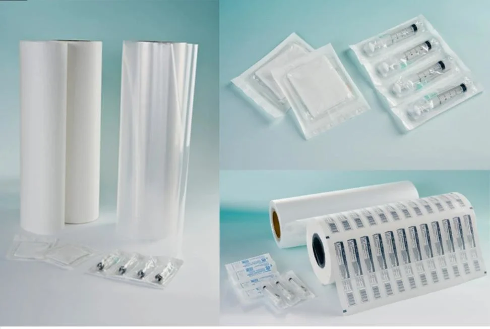 Plástico de rollo suave material de embalaje plástico laminado Polietileno Bolsas de Polipropileno película