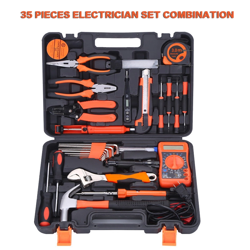 Goldmoon Gardening Mechanical Hand Tools Box Set Professional Steel and Hardware Tool Kit Workshop Car Repair Hand Tools Set