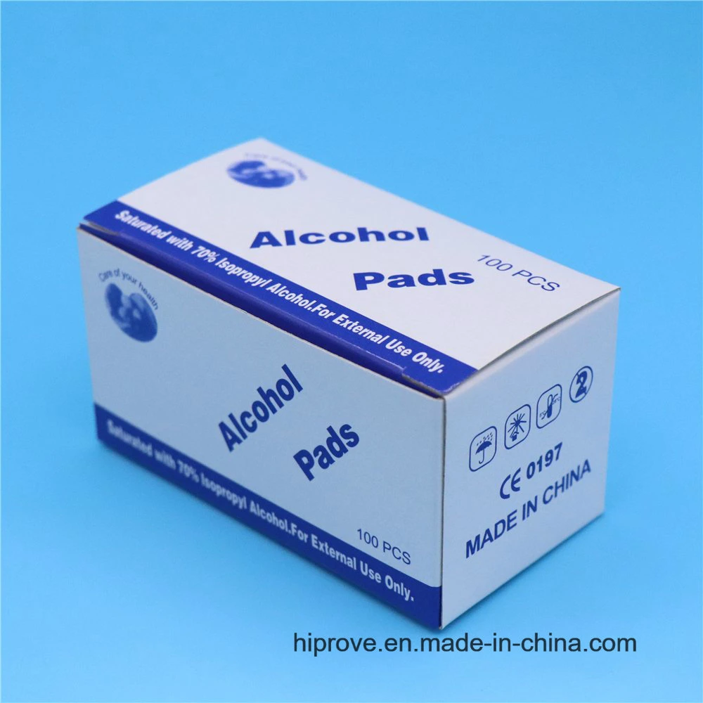 Medical Nonwoven Alcohol Pad Swab with Ce