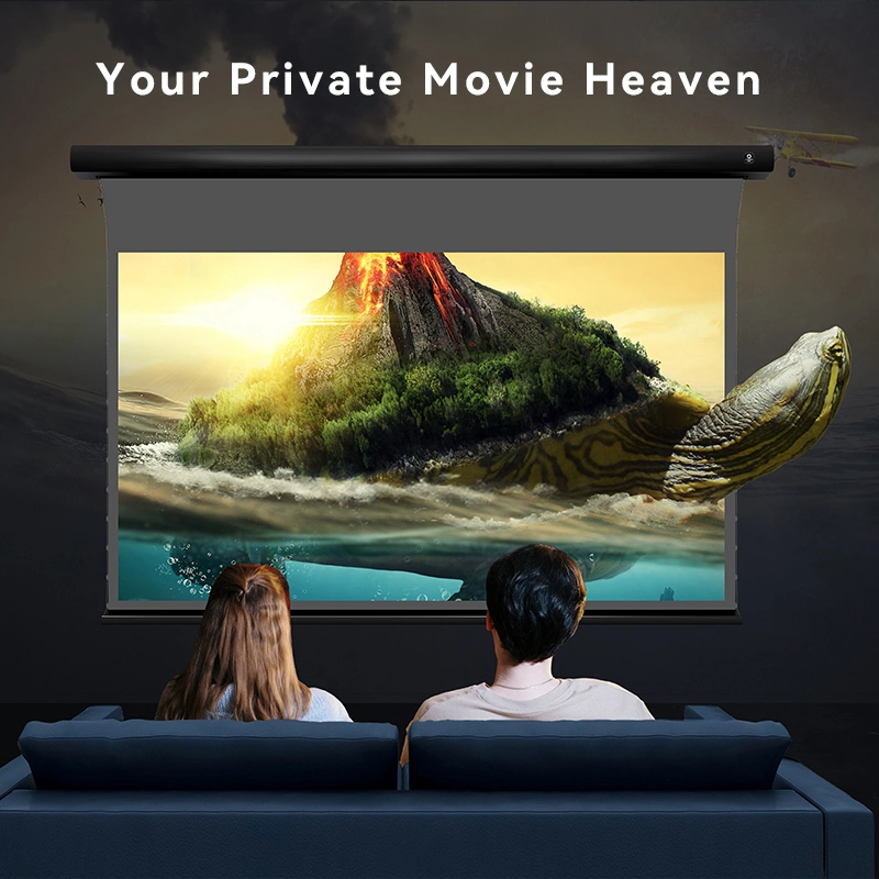 Xijing A2 84 Inch Projection Screen 16: 9 Foldable Anti-Crease Portable Projector Movies Screens for Home Theater Indoor