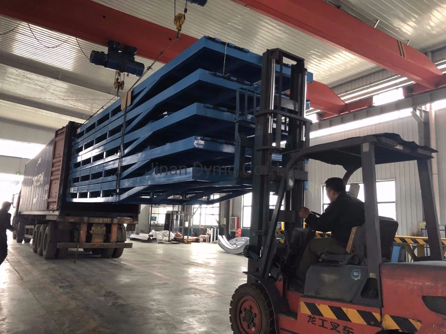 Manual 8t 10t 12t Hydraulic Loading Equipment for Warehouse Forklift