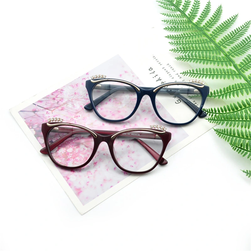 2023 Fashion Glasses Tr90 Optical Glasses Women Eyewear Cat Eye Frames