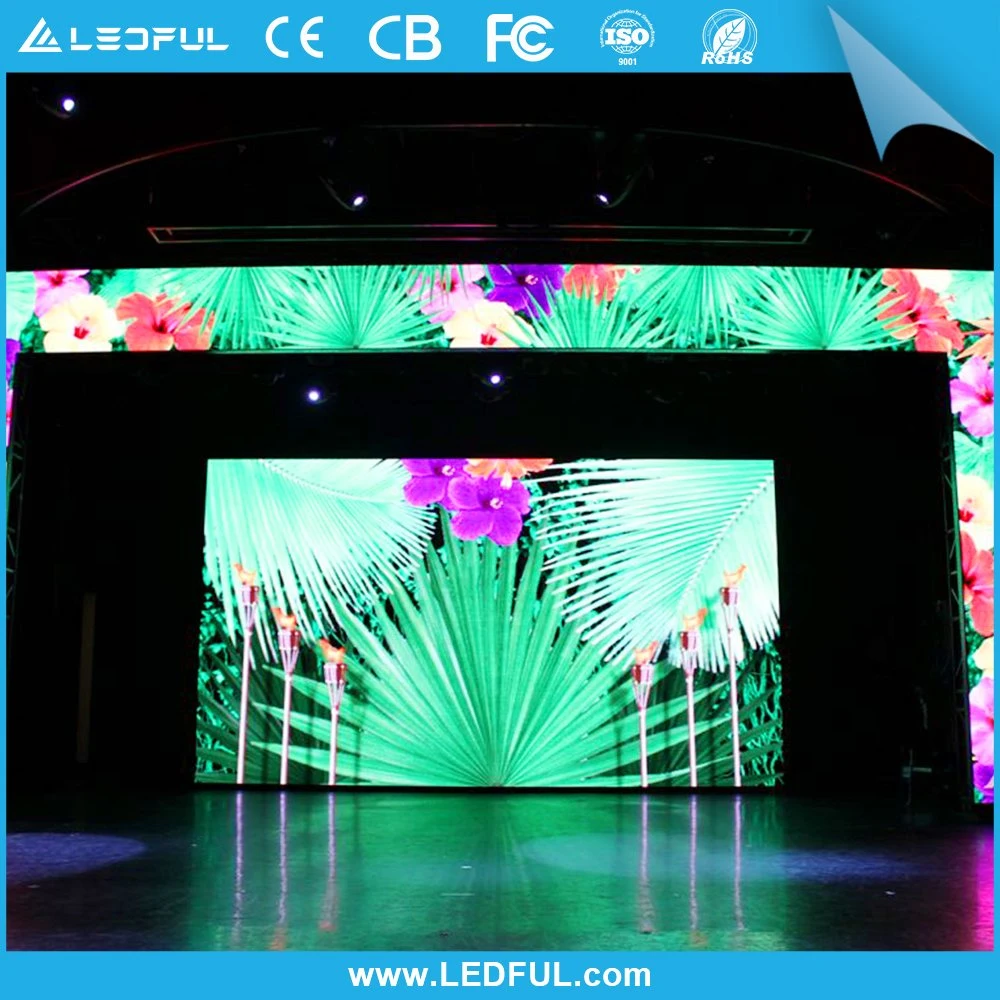 شاشة LED طراز P3.91 500X1000mm Rental LED داخلية بسعر المصنع حائط الفيديو