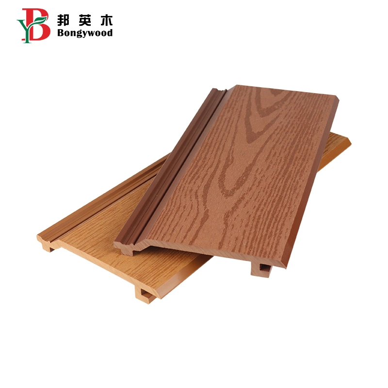 Parede WPC exterior composta em madeira de plástico impermeável anti-UV de primeira geração Tapume boards