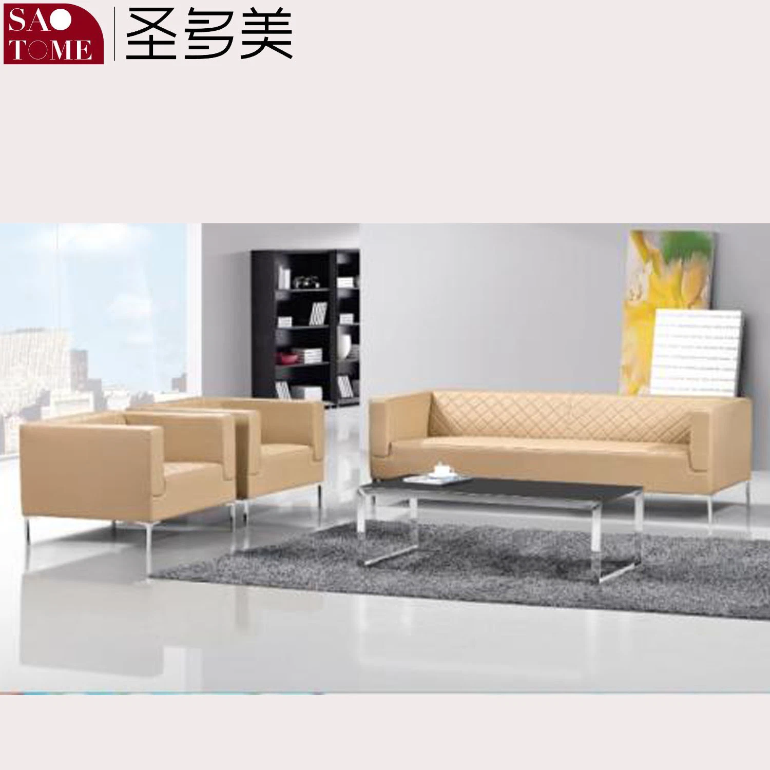 Luxus-Stil Ledercouch Freizeit Wohnzimmer Möbel Modern Sofa