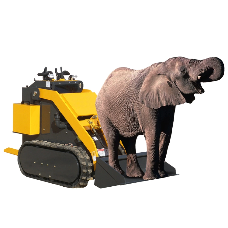 Tracked Mini Buldozer Skid Steer Loader