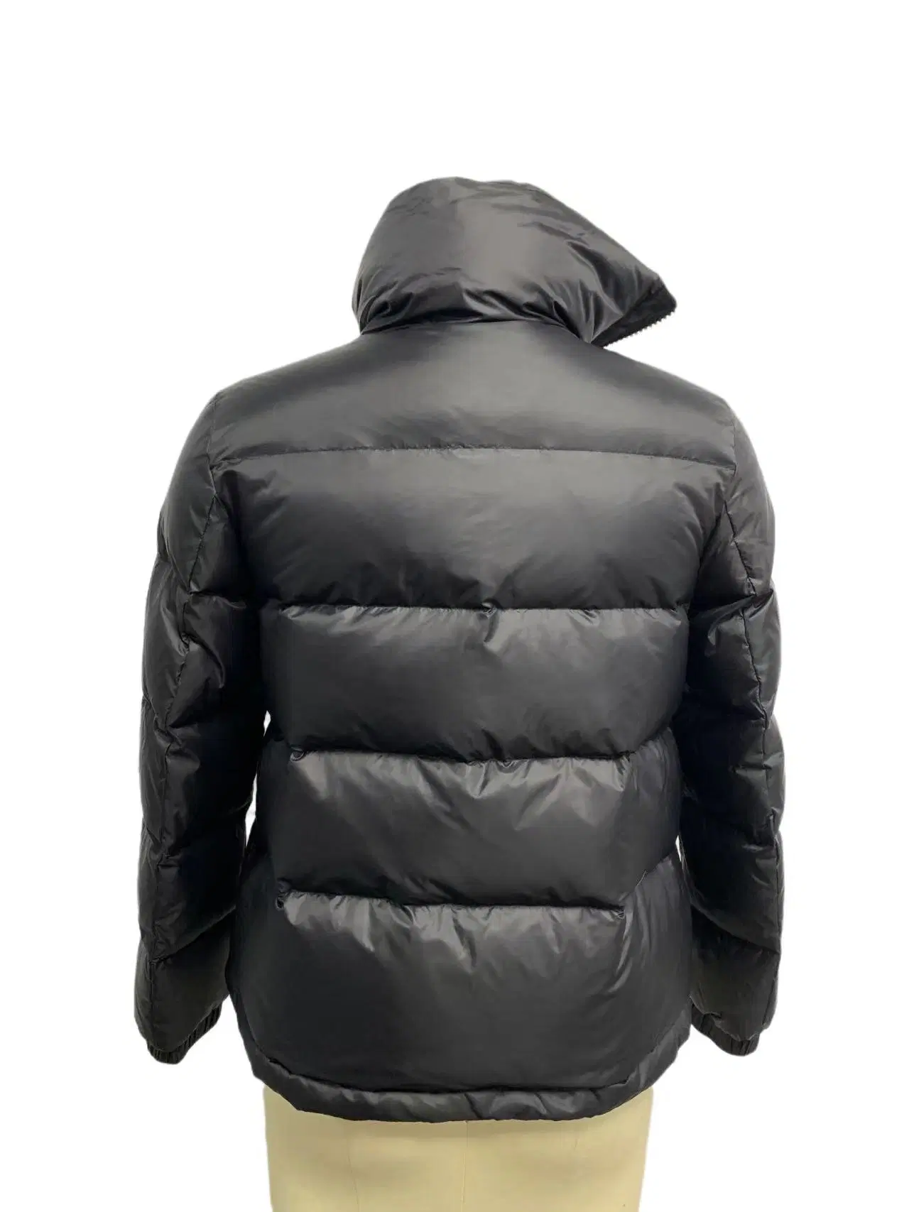 Casaco de inverno com casaco de inverno Puffer Coat nylon para senhora com Gola subida