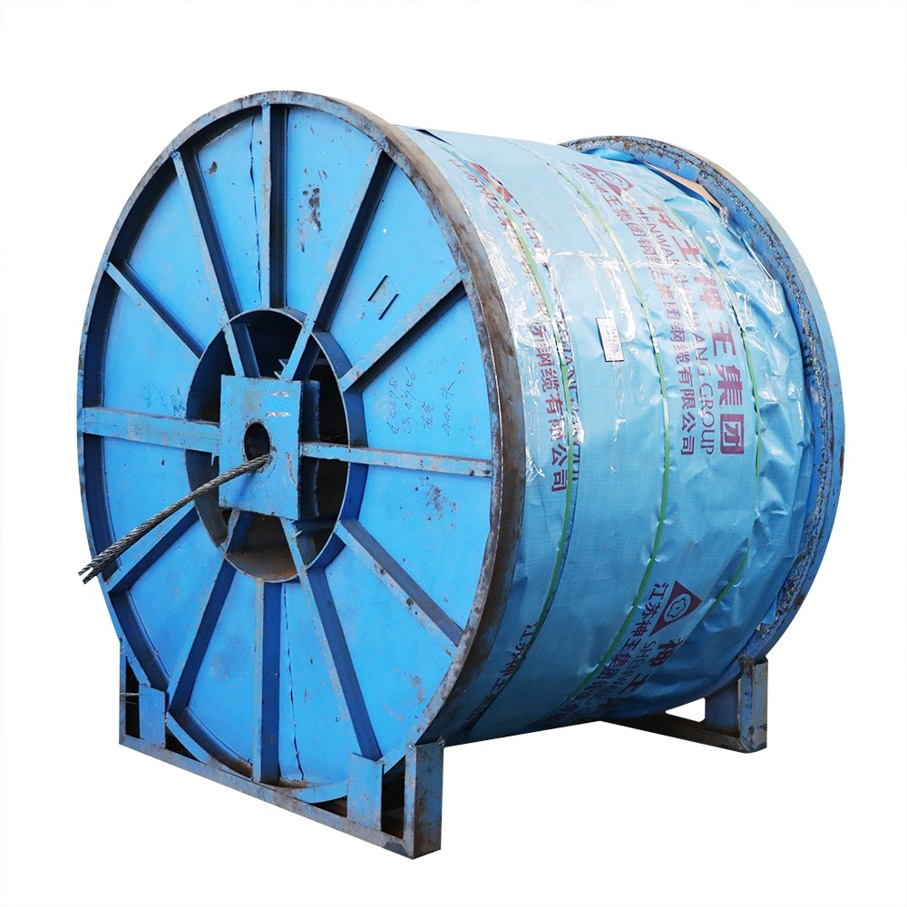 35W*K7 Compacted Non-Rotating Galvanized and Ungalvanized Forged Hoist Steel Cable Wire Rope