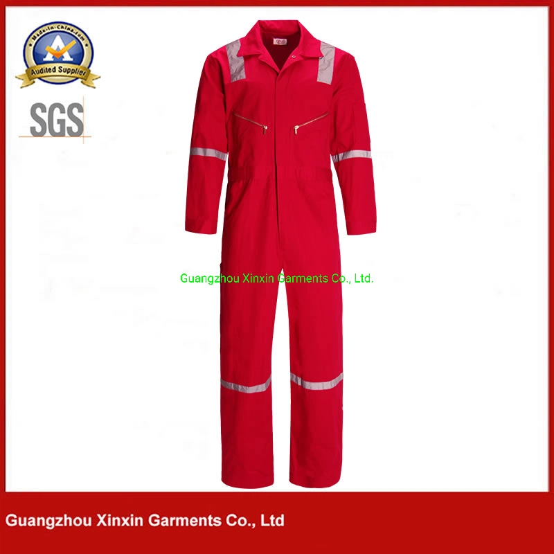 High Visibility Safety Suits Reflective Workwear Cotton Coverall Labour Suit Uniform Worker Work Clothes (W929)