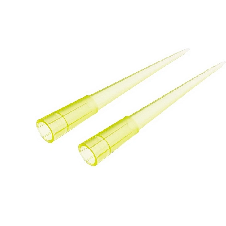 Pipette Tips 200UL Yellow with Filters Autoclavable Universal Dimensions