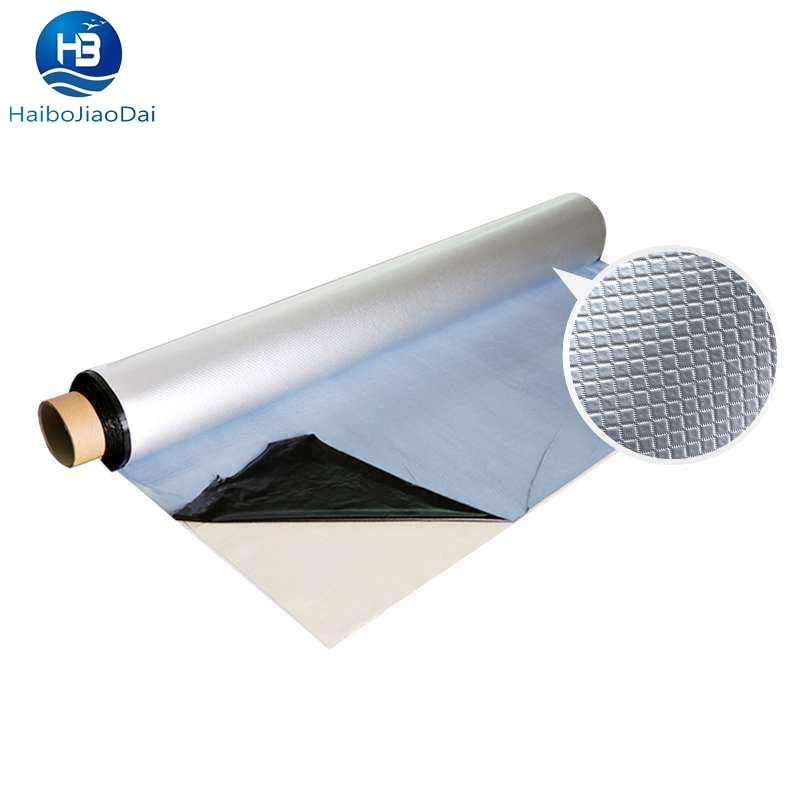 Reparación de techo sellado sellador caucho aluminio Foil Butyl cinta impermeable con resistencia a la corrosión excelente propiedad de unión, resistencia al agua, estanqueidad