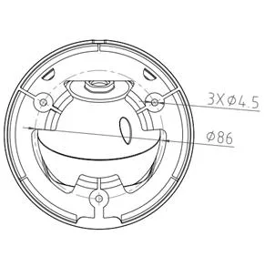 Zanuo Dahua OEM Ipc-E1210c-M Hdw1200 1080P 2MP IR 30m Fixed-Focal Eyeball Network Camera Factory Price 1/2.8" CMOS