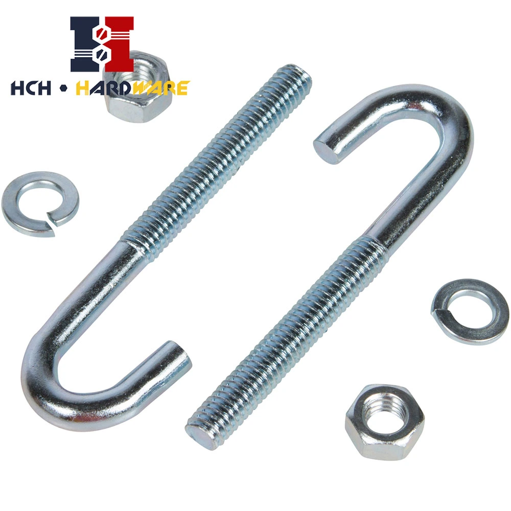 Stainless Steel Eye Bolts J Bolt and Nut Machine Hardware