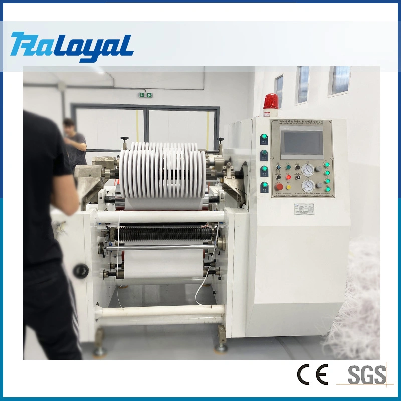 Magnetic Brake and Clutch Paper Straw Roll to Roll Slitting Machine