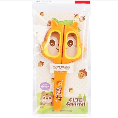 Cartoon Cute Student Children's Craft Class Paper Cutting Knife Scissors