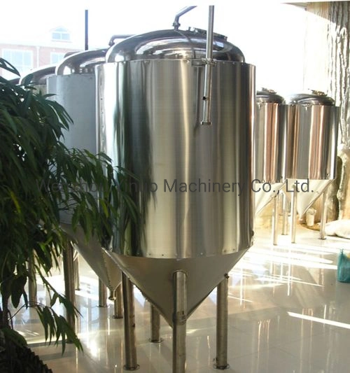 Stainless Steel Bright Double Jacket Conical Beer Fermentation Brewery Making Tank