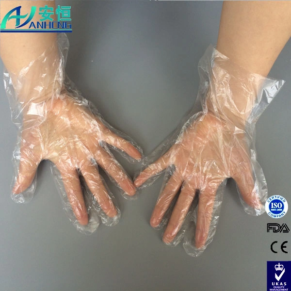 Cheap Disposable Food Service Plastic Poly Gloves 1200/CS X-Large