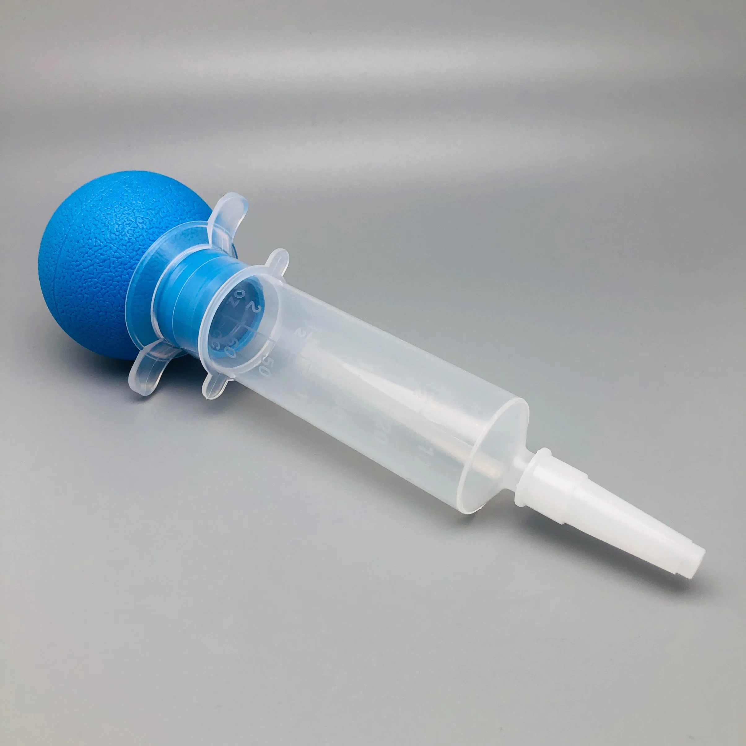 Disposable Medical Bulb Irrigation Syringe Feeding Syringe 60ml