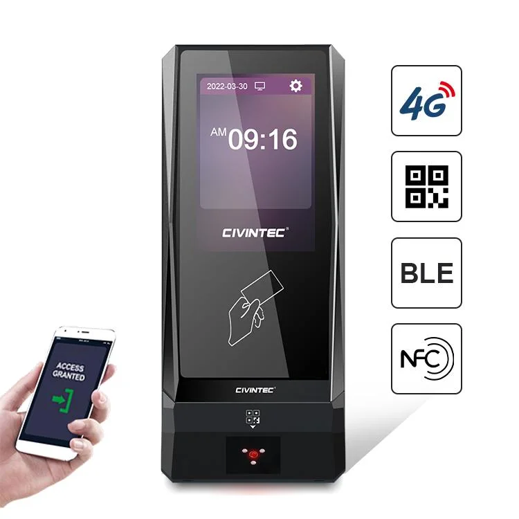 Customized Logo Poe Relay Controller 4G NFC Control Terminal Programmable Touch Screen 1356MHz Blue Tooth Door Access System