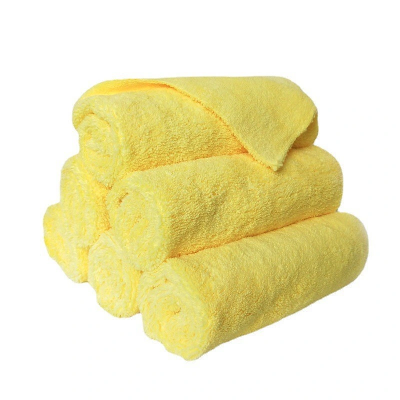 Custom Multi Purpose 40*40cm 380GSM High Low Pile Car Cleaning Microfiber Towel