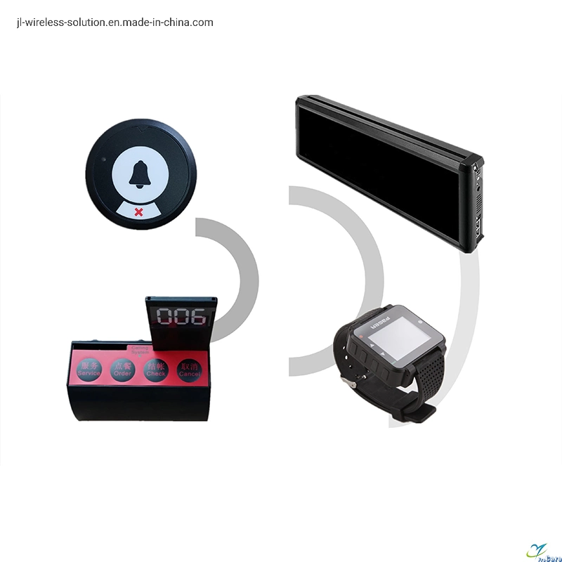 Alarma acústica Wholesale/Supplier Wireless Queuing up pantalla LED de tres colores