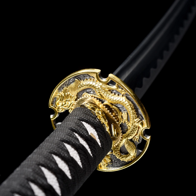 Gold Dragon Sword 1045 Carbon Steel Blade Razor Sharp Handmade Full Tang 41 Inch Samurai Katana