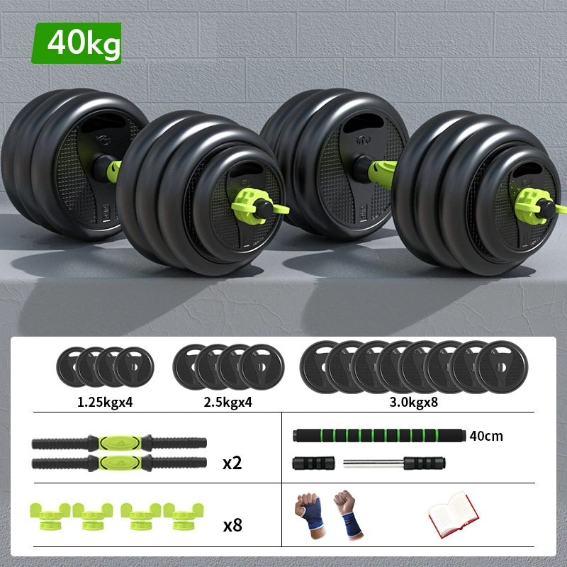 Cheap Gym Adjustable Dumbbell Set Plastic Cement Dumbbell Equipment