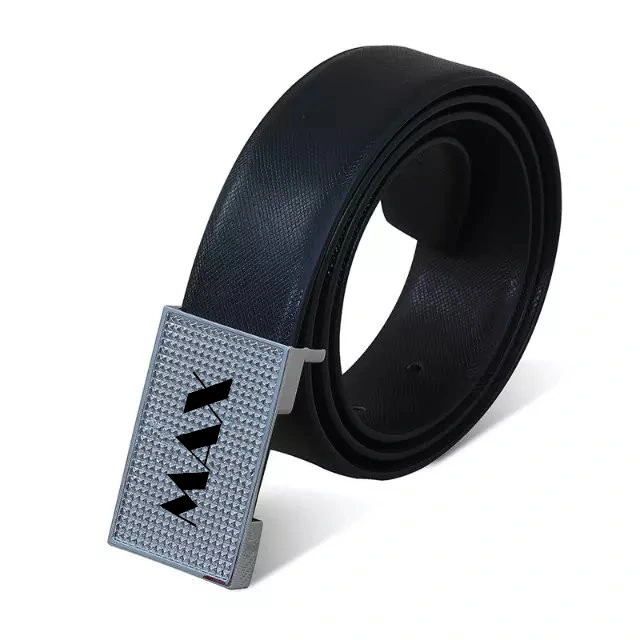 Alloy Buckle Custom Logo Fashion Belt for Man