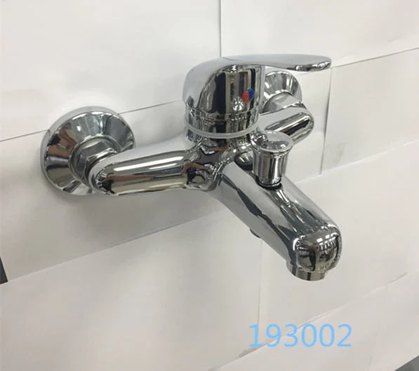 Building Materials Bathroom Faucet Wall Mounted Bath Mixer