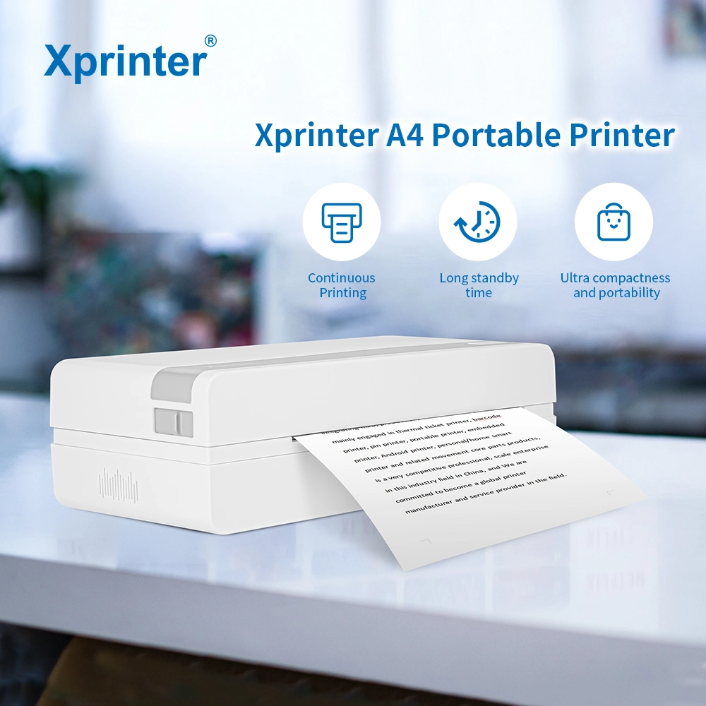 Xprinter XP-D81 Mini Smart Bluetooth Photo Printers A4 Papierformat A4 Tragbarer Drucker für Kinder