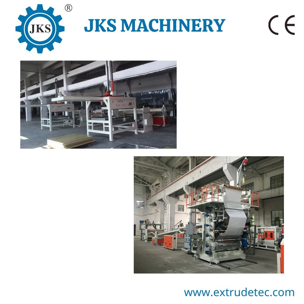 Conical Twin-Screw Extruder Spc PVC Flooring Extrusion Machine, Plastic Extrusion Machine Extruder