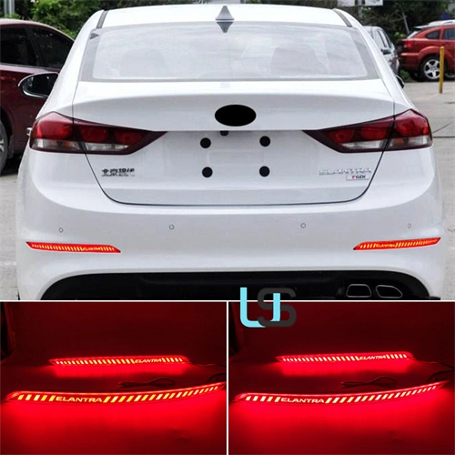 Luz traseira LED do refletor do para-choques traseiro automático para 16-20 Hyundai Elantra