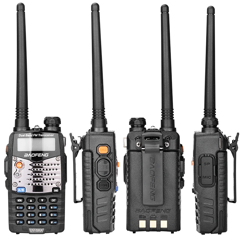 Baofeng UV-5RA 5W Power portátil de dos vías de doble banda Ham Radio Baofeng UV-5RA 5RA portátil Walkie Talkie 128, 128 1800mAh 5-10km