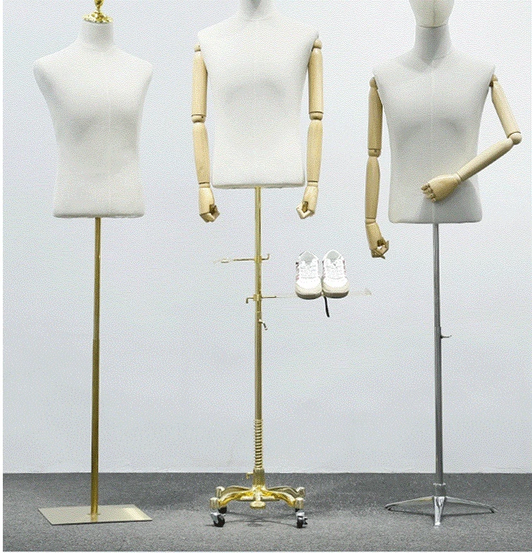 Wholesale Fashion Half Body Mannequins Torso Clothes Display Female Mannequins