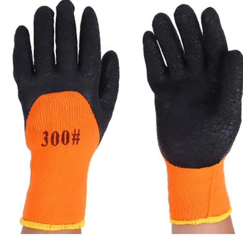 Акриловый Терри Лопс теплый труд перчатка Холодная Погода Зимняя изоляция Термоперчатки, 10 калибра, флисовые подкладки, зимние перчатки, лиерки